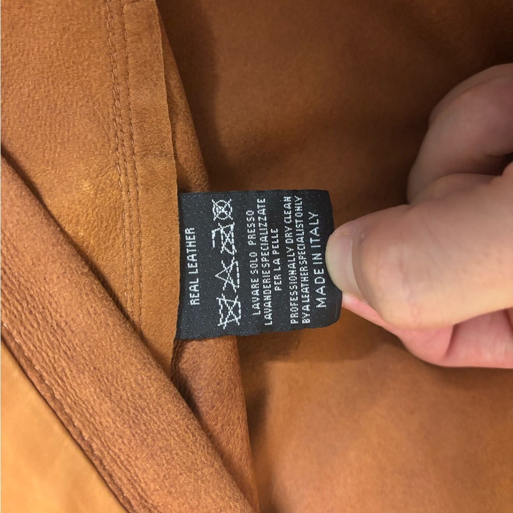 Robert Comstock Tan Leather Jacket - image 3